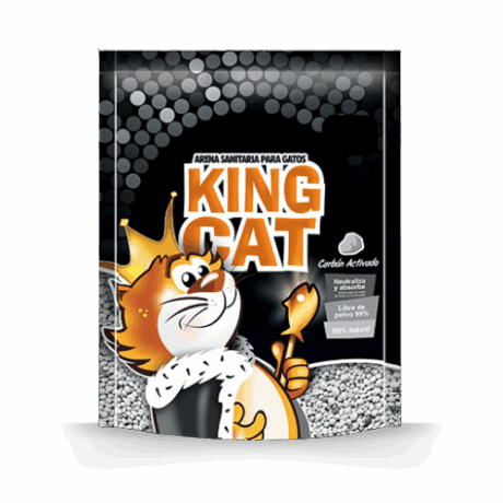 King Cat - Arena - Carbón Activado