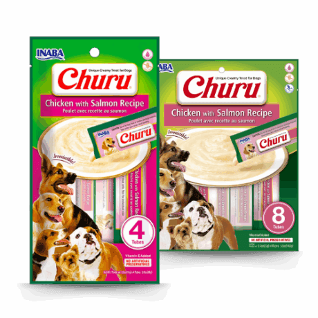 Churu Dog - Pollo y Salmón