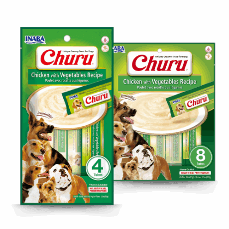 Churu Dog - Pollo y Vegetales