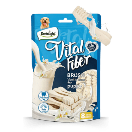 Dentalight - Vital Fiber Brush Leche/Vainilla