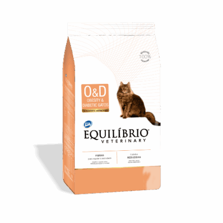 Equilibrio - Veterinary - Gato Cuidado Obesidad y Diábetes - O&D