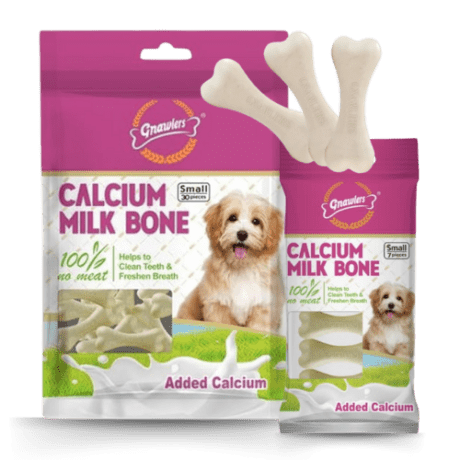 Gnawlers - Calcium Milk Bone 2"